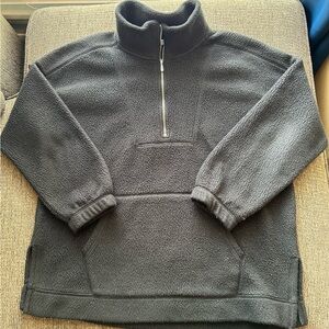 Old Navy Sherpa Tunic 1/4 Zip Pullover